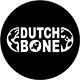 Franky Sgabello da banco in velluto grigio Dutch Bone - 91cm