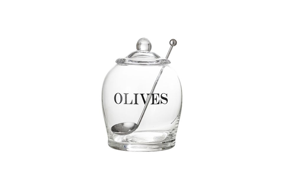 Un vaso per gli amanti delle olive