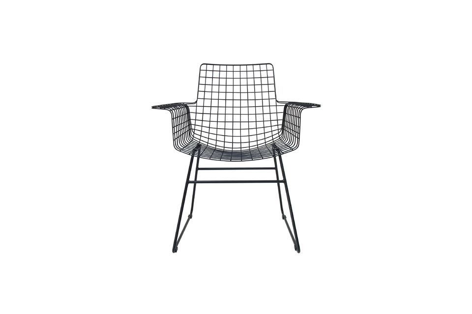 La sedia in metallo Altorf, progettata da HK Living, è ideale per interni moderni