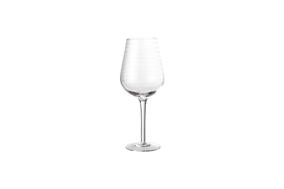 Un bicchiere da vino simmetrico