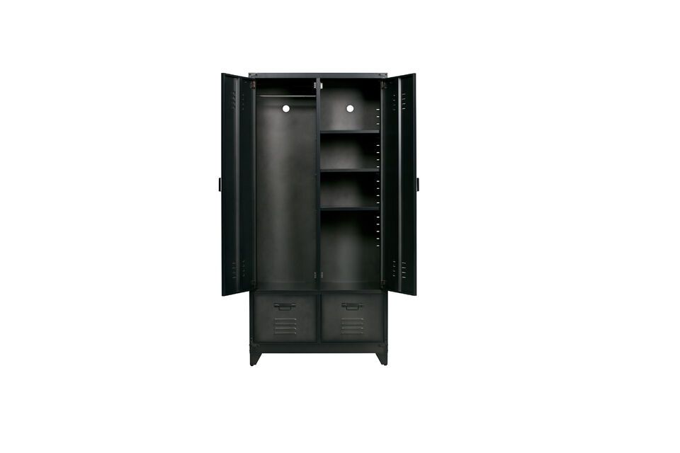 Organizzate la vostra casa con stile grazie a questo armadio-armadio in metallo