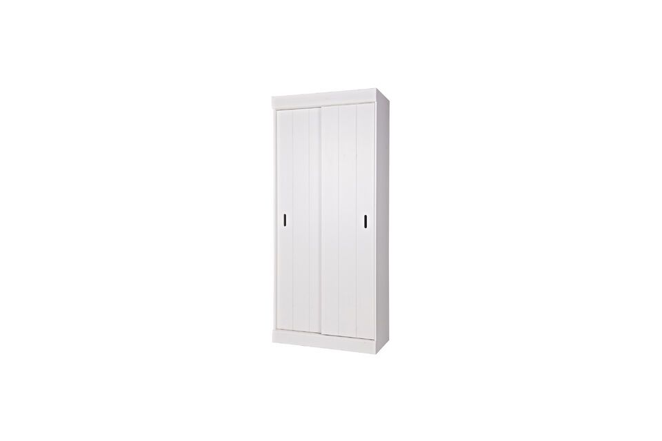 Date un tocco di eleganza alla vostra casa con l\'armadio in legno bianco Row di 195x85x44 cm