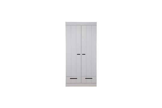 Armadio in legno grigio Connect