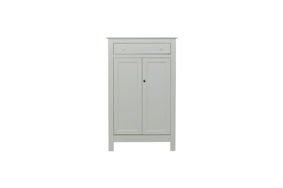 Armadio in legno grigio Eva Woood