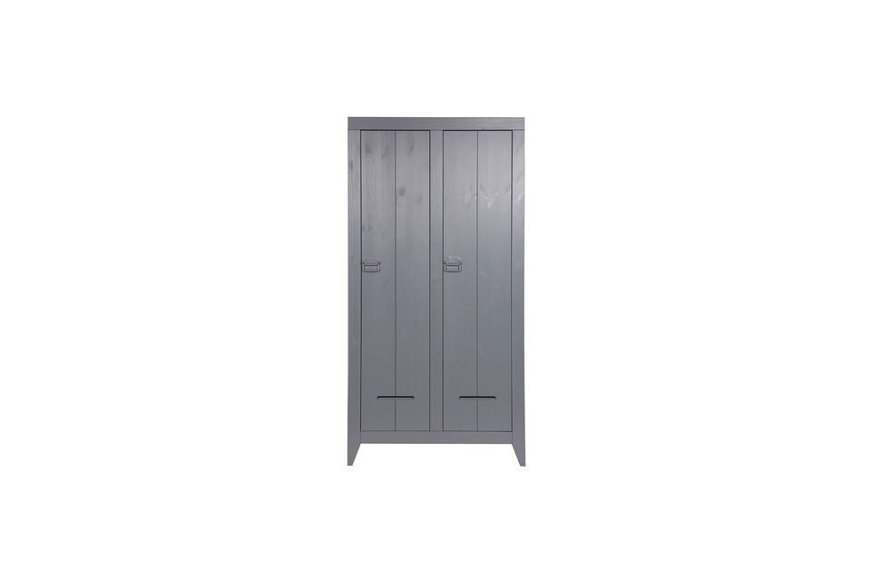 Armadio in legno grigio Kluis Woood