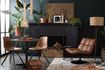 Miniatura bar Sedia lounge bar vintage marrone 5