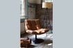 Miniatura bar Sedia lounge bar vintage marrone 8