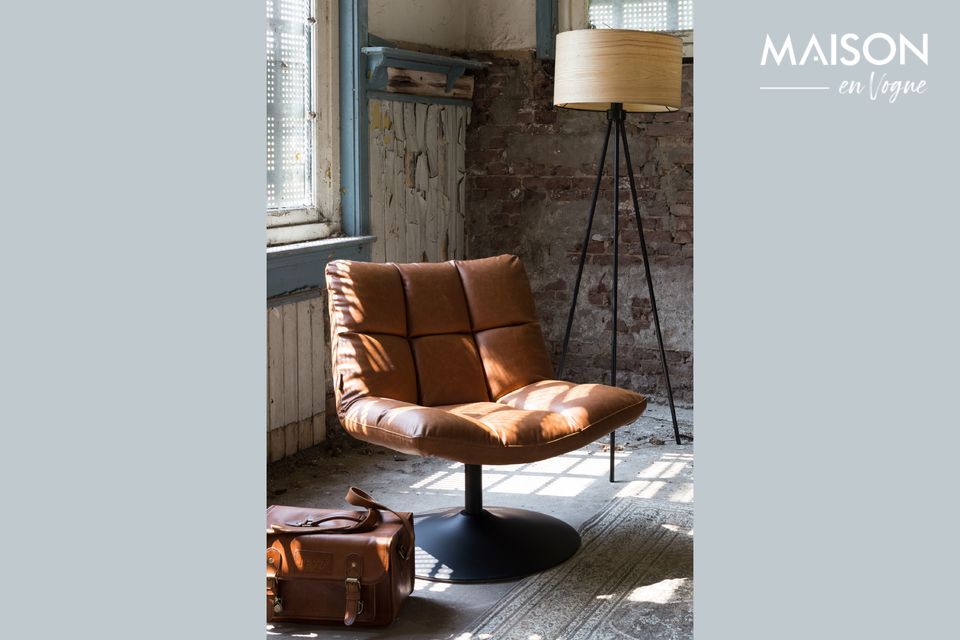 bar Sedia lounge bar vintage marrone - 6