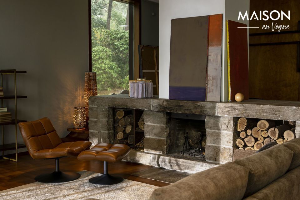 bar Sedia lounge bar vintage marrone - 12