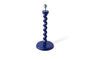 Miniatura Base da lampada Twister in alluminio blu scuro Foto ritagliata