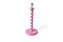 Miniatura Base da lampada Twister in alluminio rosa Foto ritagliata
