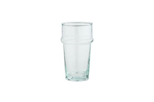Bicchiere da acqua grande in vetro trasparente Beldi Foto ritagliata