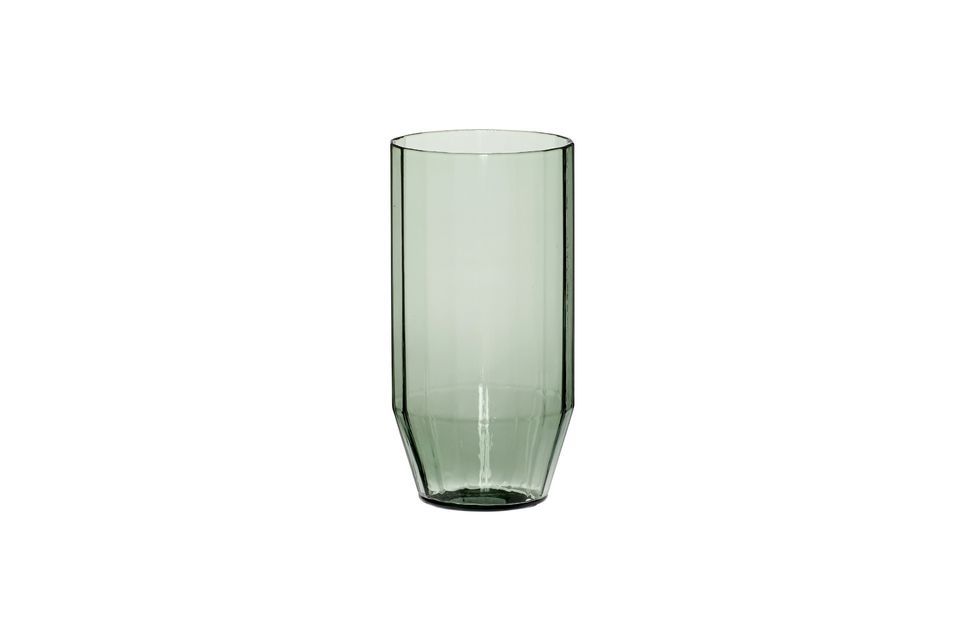 Bicchiere da acqua in vetro verde aster Hübsch