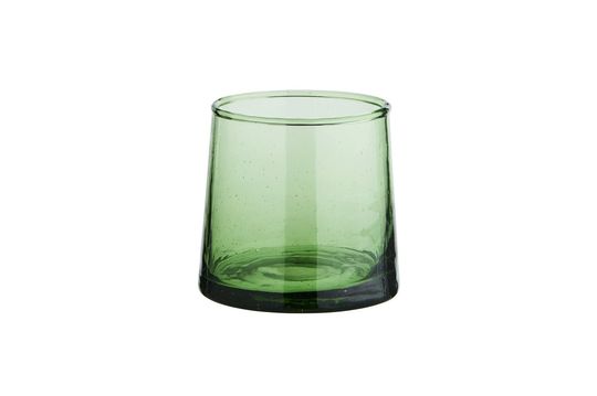Bicchiere da acqua in vetro verde Balda Foto ritagliata