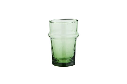 Bicchiere da acqua in vetro verde Beldi Foto ritagliata