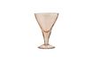 Miniatura Bicchiere da cocktail in vetro martellato arancione Marto 1