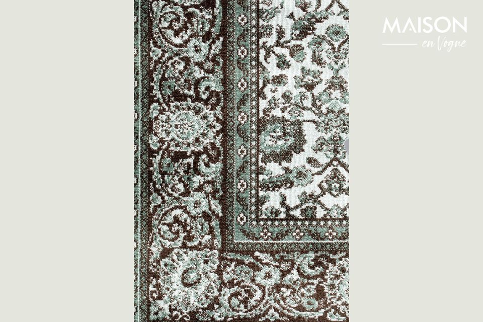 Questo accessorio decorativo ha un elegante design grafico su tutta la sua superficie