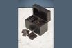 Miniatura Bouhey Scatola domino in legno con dettagli in ottone 2