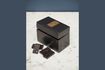 Miniatura Bouhey Scatola domino in legno con dettagli in ottone 1