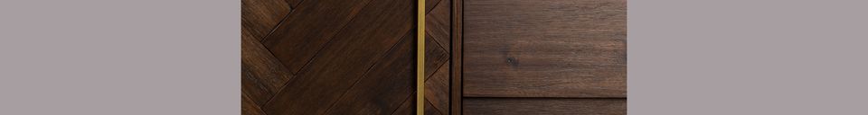 Materiali prima di tutto Buffet di alta classe in acacia