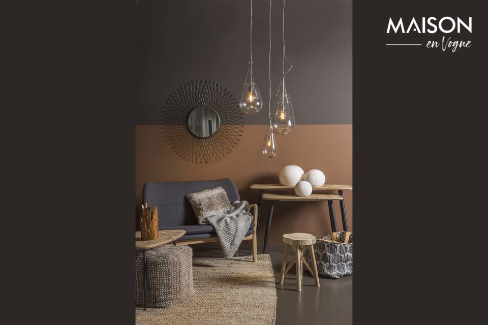 Una sospensione sorprendente per una decorazione moderna