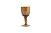 Miniatura Calice da vino in vetro martellato arancione Marto 1