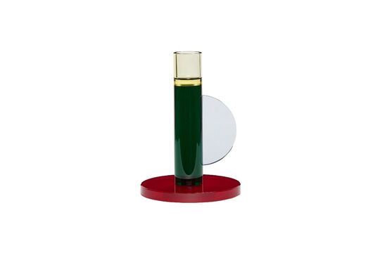 Candeliere in cristallo verde scuro Astro