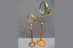 Miniatura Candeliere in legno di rame 32 cm Ruggine 3