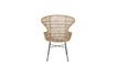Miniatura Chaise longue in rattan Oudon 7