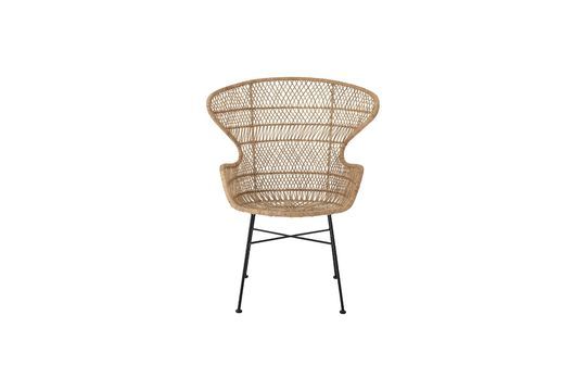 Chaise longue in rattan Oudon