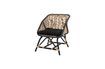 Miniatura Chaise Longue Loue in vimini nero 5