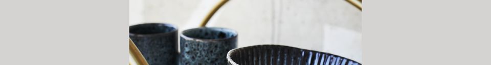 Materiali prima di tutto Ciotola in ceramica blu Tea