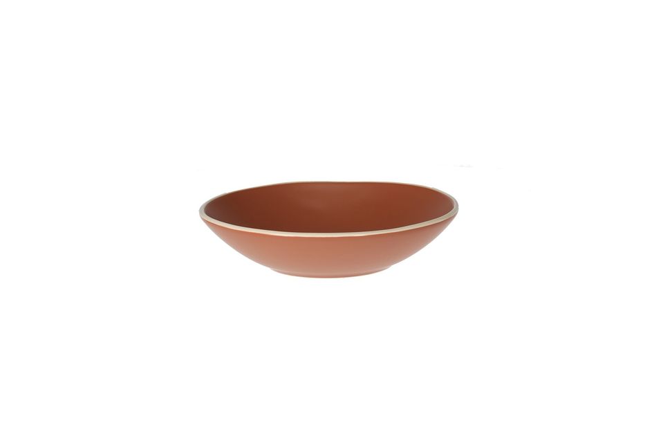 Ciotola in gres color terracotta