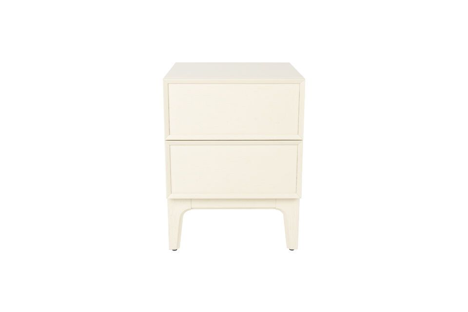 Comodino in legno di rovere beige June Zuiver