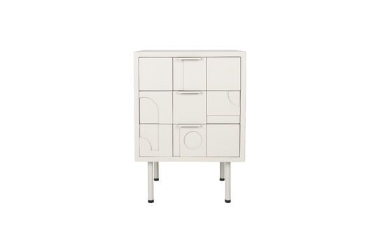 Comodino in legno grigio Funk Foto ritagliata