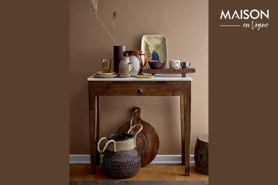 Consolle in legno di mango marrone Hauge Bloomingville