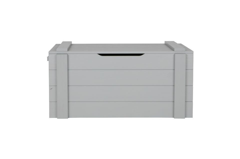 Contenitore in legno grigio chiaro Dennis Woood