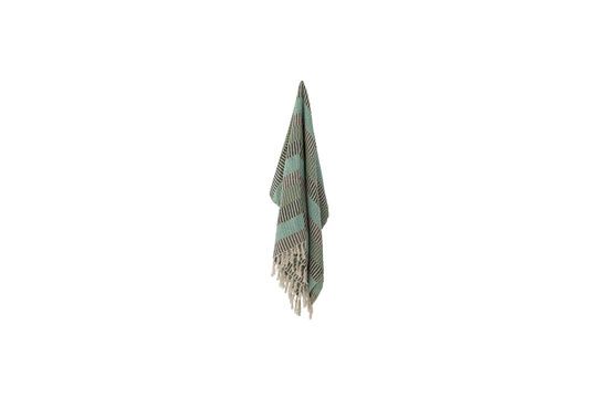 Coperta Isnel in cotone riciclato blu