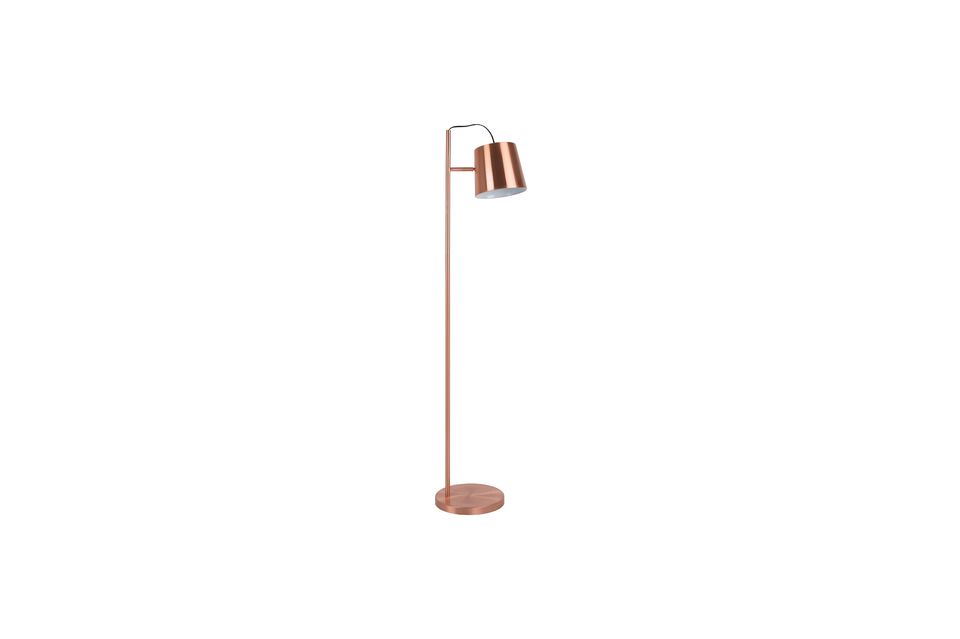 Copper Fibbia a testa piatta in rame per lampada da terra - 11