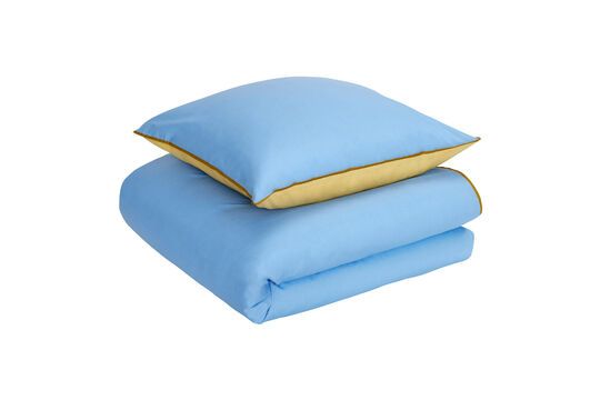Copriletto in cotone blu Aki 80x220cm