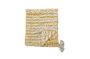Miniatura Copriletto in cotone riciclato giallo Decia Foto ritagliata