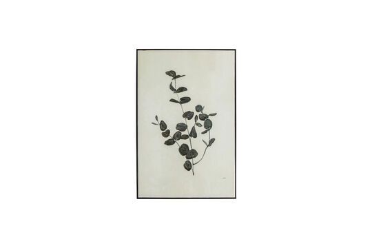 Cornice nera in eucalipto Yaro Foto ritagliata
