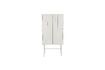Miniatura Credenza alta in legno bianco sporco Funk 1