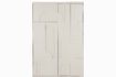 Miniatura Credenza alta in legno bianco sporco Funk 8