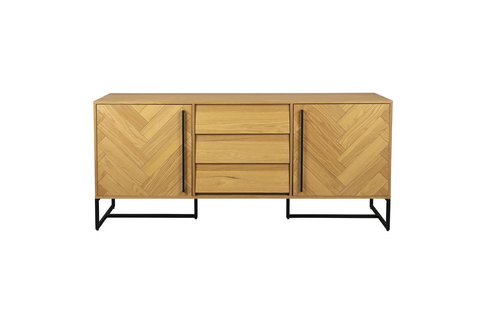 Credenza in legno di rovere Class Dutch Bone