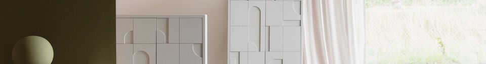 Materiali prima di tutto Credenza in legno grigio Funk