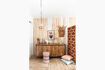 Miniatura Credenza in legno scuro Porte 2