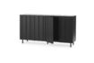 Miniatura Credenza in rovere nero Rib 5