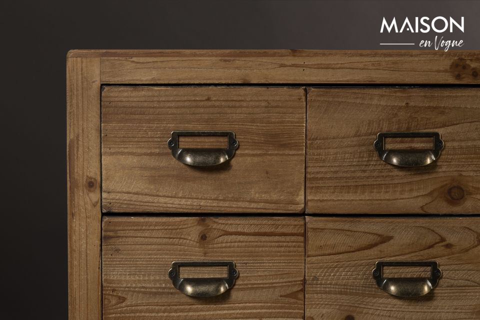 Credenza Sei con cassetti in legno - 9