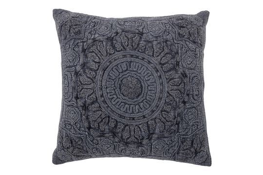 Cuscino in cotone blu Adin